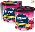 AREON GCK16 Car Perfume GEL Air Freshener Long Lasting Scent for Car or Home Odor Eliminator - APPLE & CINNAMON (Pack of 3)