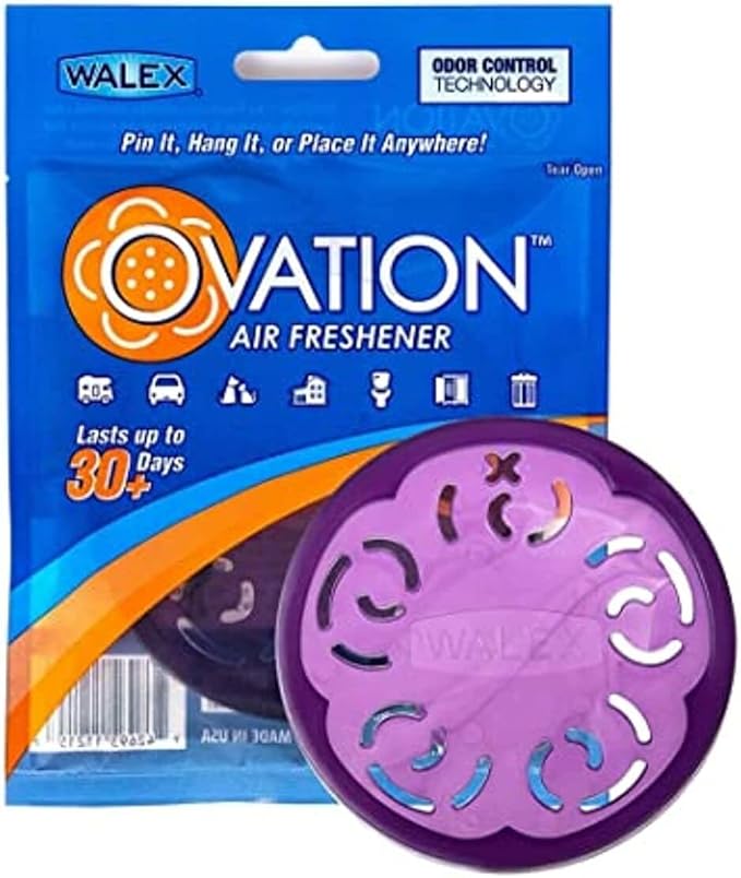 WALEX OVAASST Portable Ovation Air Freshener - Assorted Scents, 24 Pack