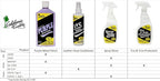– Leather Vinyl Conditioner LVC, Protect Your Leather, Rubber, Plastic and Vinyl from Wearing, Drying & Cracking. No Greasy Film. Will Not Attract Dust! - 8 fl. oz.