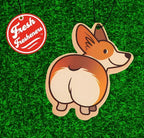 Cute Funny Dog Car Air Freshener Scented With Premium Oils By Fresh Fresheners 4 Pack (Corgi)