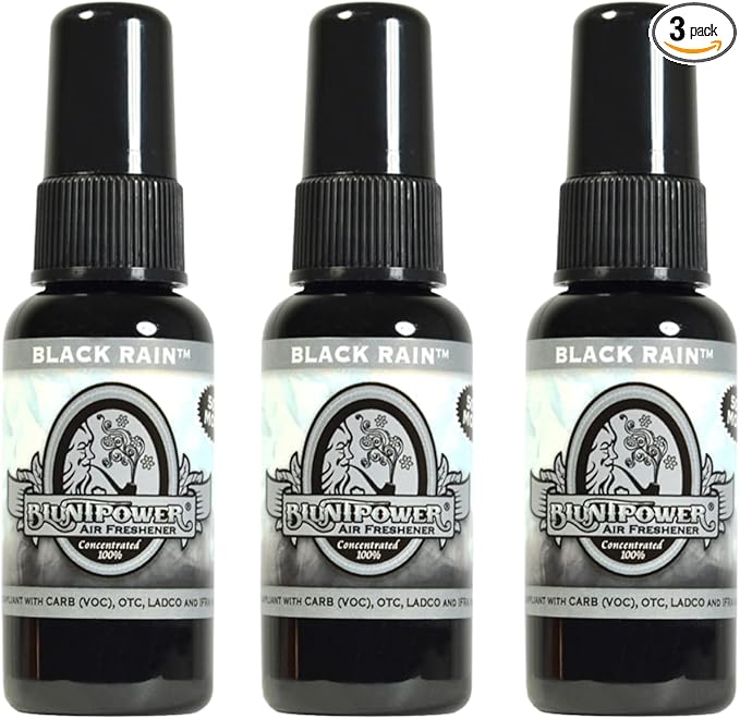 BluntPower 1.5oz High Concentrated Air Freshener (Black Rain)