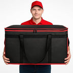 Bodaon 10-Pack Insulated Food Delivery Bag, XXXL Catering/Pizza Cooler Bags, Rideshare Delivery Bag, Thermal Cold/Hot Styrofoam Carrier for Car/Travel/Shopping/Doordash, Warmer/Frozen