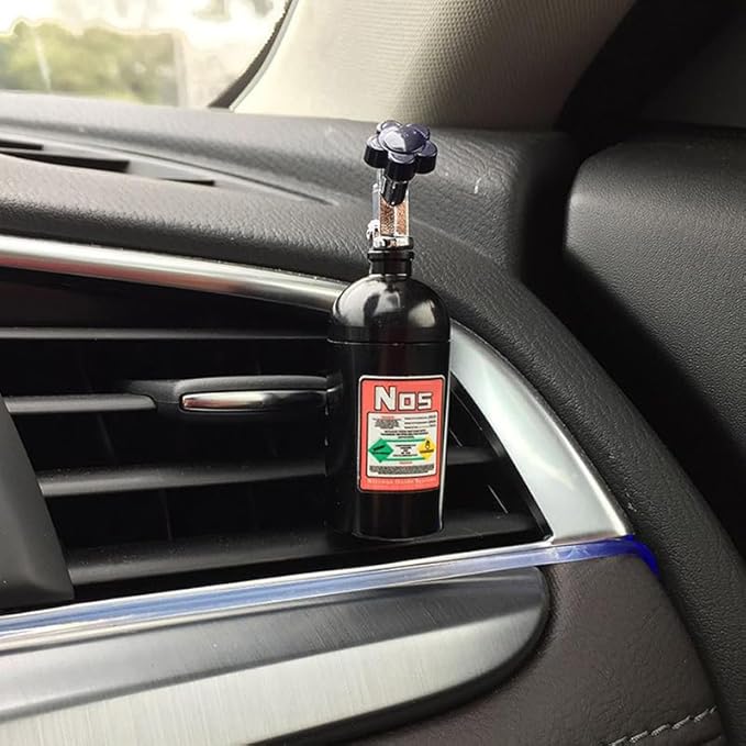 Nitrous Oxide (NOS) Air Freshener Vent Clip (Black)