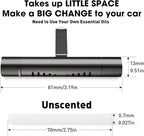 2 Packs Custom Car Air Freshener Diffuser Vent Clips with 12 Refill Sticks for Cars, Office, Kitchen, Bathroom, Pet Basic Refillable Kit Essential Oil Diffusers Car Accessories for Women Men