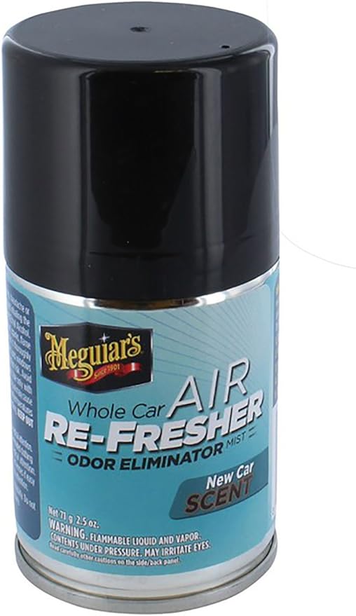 Meguiar's Whole Car Air Re-Fresher,Odor Fighting Mist, Fights Off Strong Vehicle Odors,Air Freshener, New Car Scent - Three 2 Oz Spray Bottles