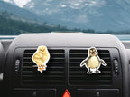 WIRESTER Fresh Scented Car Air Freshener Vent Clip, Decorative Accessories, Interior Decoration for Cars - Cute Animals, Nursery Animals, Chickens, Birds