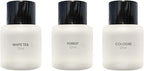 Smart Car Air Freshener Diffuser with Alpine White Tea, Cologne, Spring Forest- Fragance Oil Aromatherapy for Car, Home, Office, USB-C Rechargeable, Silent, Refillable (Fragance Oil Refill)