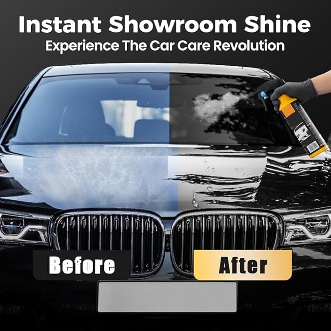 Nano Hydrophobic Ceramic Coating, 2026 New Car Coating Spray Kit, Easy-to-Spray Auto Paint Protection, Car Quick Acting Coating Agent Sprays for Vehicle Shine & Protection (1Pcs)