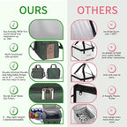Iknoe Large Cooler Bag Collapsible 24 Can Insulated Bags Leakproof Lunch Cooler Tote with Multi-Pockets for Adult Insulated Thermal Bag for Beach, Picnic, Office Work(Grayish Green)