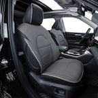 EKR Camry Seat Covers for Toyota Camry SE,LE 2025 2026 Waterproof Leather Car Seat Cover Full Set for Trucks SUV-Faux Leather (Black/Gray)
