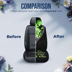GENANY Evil Queen Car Seat Covers Set of 2, Breathable Front Seat Covers for Truck Sedan SUV, Movie Themed Car Accessories, Witchy Gift for Women Men