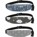 3 Pcs Baby Carseat Head Support,Car seat Straps Pillow Support Ban,Stroller Neck Relief Strap Headrest,Slumber Sling Sleep Positioner for Toddler Infants Child Children Kids(Clouds, Fish, Arrows)