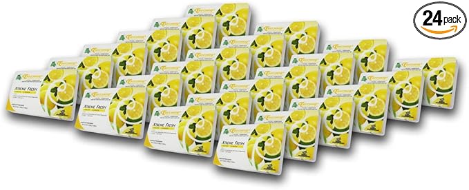 Auto Dynasty TreeFrog Xtreme Fresh Under-The-Car Natural Air Freshener, Lemon Scented, Pack of 24
