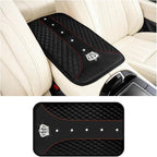 Bling Car Center Console Cover, Crown Crystal Rhinestones Vehicle Armrest Mat Protector, Anti Slip Sparkling Automotive Arm Rest Seat Box Cushion Pad Decor Accessories, Universal Fit (Black)