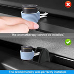 2pcs Air Freshener Adapter for 2025-2026Tesla New Model Y Juniper,2025Tesla Model 3 Air Vent Clip,Air Fresheners Vent Clips Adapter,Air Freshener Diffuser Holder(Air Fresheners NOT Included)