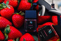 AB Car Scents Air Freshener | Perfume Long Lasting Hanging Car Air Freshener Car Diffuser Bottles Glass Perfume Diffuser Bottle Essential Oils Fragrance Aromatherapy (Strawberry)