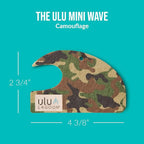 ulu Lagoon Hanging Car Air Freshener | Tropical Beach Coconut Surf Wax Scent Mini Wave | Long Lasting Car Freshener, Closet and Beyond | Made In USA | 3 Pack (Camo)