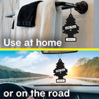 LITTLE TREES Car Air Freshener | Hanging Tree Provides Long Lasting Scent for Auto and Home | 24 Air Fresheners |Caribbean Colada