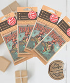 Outdoor Fishing Adventure Car Air Freshener 4 Pack Scented With Premium Oils By Fresh Fresheners (Vintage Fishing)