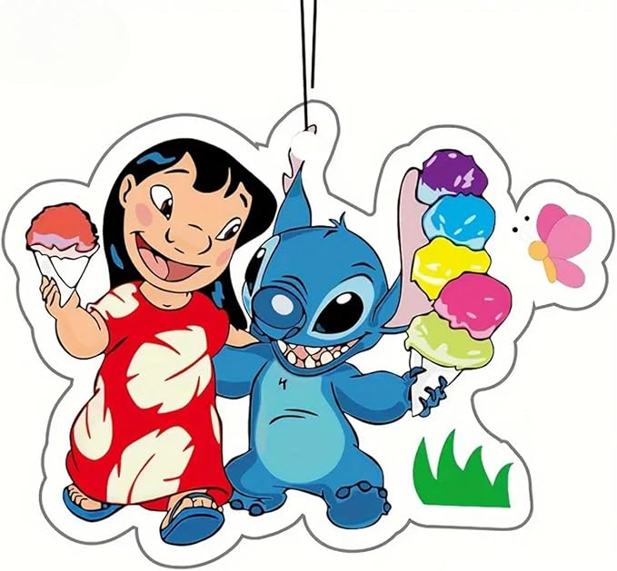 Rawan 9 Pack Car Air Freshener Cartoon, Cars Accessories Cute for Women Girls And men Car, Funny Decor Hanging Fresheners Interior Room Decorations, for Christmas Gift