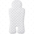 Pinkunn Gel Car Seat Baby Cooling Pad for Summer Breathable Stroller Cooler Pad Multifunctional Carseat Cooling Mat for Baby Child Dining Chair Safety Seat Stroller(White,Grid)
