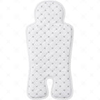 Pinkunn Gel Car Seat Baby Cooling Pad for Summer Breathable Stroller Cooler Pad Multifunctional Carseat Cooling Mat for Baby Child Dining Chair Safety Seat Stroller(White,Grid)
