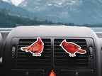 WIRESTER Set of 2 Fresh Scented Car Air Freshener Vent Clip, Decorative Accessories, Interior Decoration for Cars (Cat, Dog, Frog, Cow, Owl, Turtle, Sunflower, Baseball)
