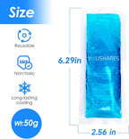 YOUSHARES Ice Packs - Reusable Freezer Packs Instant Hot Or Cold Gel Pack Suitable for Insulin Cool Storage Bag （2 TSA Approved Ice Packs）