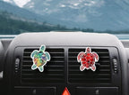 WIRESTER Set of 2 Fresh Scented Car Air Freshener Vent Clip, Decorative Accessories, Interior Decoration for Cars - Cats, Dogs, Crabs, Turtles, Elephant Lion, Giraffe Monkey, Deer Wolf, Zebra