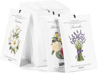 MYARO 12 Packs Scented Sachets for Drawer and Closet, Long-Lasting Potpourri Bags Closet Air Freshener Home Fragrance Sachet 3 Scents Options- Lavender, Bloomy Flower, Gardenia
