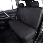 Flying Banner Car Seat Covers Front Seats Rear Bench Polyester car seat Protectors Easy installations Rear Bench Split Classic Man Lady Truck Soid Black
