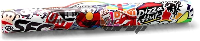 Free Tool Kit EZAUTOWRAP ES Bomber Hellaflush Anime Cartoon Car Vinyl Wrap Sticker Decal Air Release- 60"X240" (5FT X 20FT)