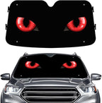 GENANY Horror Smile Cat Windshield Sun Shade for Car SUV Truck (53x17 Inches), Sun Shade Windshield, Shades for Front Windows, Protector Blocks UV, Car Decor