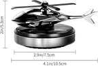 Helicopter Car Air Freshener Rotating Solar Car Freshener Airplane Car Perfume