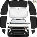 Car Window Shades Intended for Volkswagen Taos 2022-2026, Privacy Window Covers 8PCS for Side, Rear & Windshield, Car Shield Sunshade for Privacy Protection, Heat Blocking, Camping and Parking