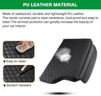 Shademax Custom Fit for Center Console Cover Hyundai Palisade 2020 2021 2022 2023 2024 2025 2026 Armrest Cover Center Console Pad PU Leather Armrest Seat Box Cover Protector with Pockets Storage Bag