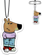 1PCS Chill Guy Car Air Fresheners,Cartoon Dog Car Air Fresheners for Cute Mirror Freshener Mirror Scented Hanging Cute Car Accessories Decor Interior Home,Fun Dog Gifts for Women Men Friends Wife