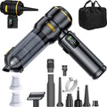 Car Vacuum Cleaner High Power 20000Pa – Cordless Handheld Mini Vacuum & Air Duster for Car & Desk, Home, Office & Camping, Ideal Gift for Men & Women, 6000mAh Battery (Fast Charging Edition)
