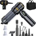 Car Vacuum Cleaner High Power 20000Pa – Cordless Handheld Mini Vacuum & Air Duster for Car & Desk, Home, Office & Camping, Ideal Gift for Men & Women, 6000mAh Battery (Fast Charging Edition)