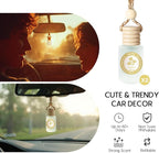 Car Air Freshener-Jasmine Shore Scent Car Fresheners Long Lasting Essential Oil Car Diffuser- Cute Car Accessories for Women Interior without Methyl Carbitol&Hexylene Glycol