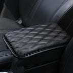 Auto Center Console Cover, Console Cover Armrest Pads, PU Leather Car Armrest Seat Box Pad Cushion Protector Universal Fit (Black)