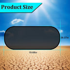 Car Rear Window Sunshade with Suction Cup, Sun UV Rays Protection for Car Back Window, Sunlight Shield Blocker Mesh Cover for Rear Facing Seats, car Accessories for Baby, Pets, Children （39"x19"/Rear）