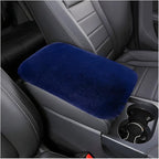 Fluffy Car Armrest Cover, Universal Car Center Console Pad, Car Armrest Seat Box Cover Decor Accessories For Women Men, Armrest Seat Box Cover Protector For Most Vehicle, SUV, Truck, Car (Blue)