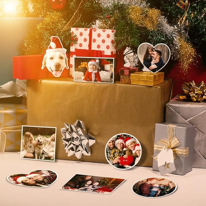 Custom Car Air Freshener - Christmas Hanging Car Air Freshener - Personalized Christmas Ornament with Photo