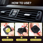 Car Air Freshener Vent Clip, Lemon Scented Car Accessories, Long Lasting for Strong Odors, Unstopables Fresh Scent, Lasting Over 180 Days, 6 Count