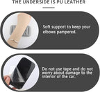 2PCS Car Arm Rest Elbow Pads,Comfortable Car Arm Rest Cushion with Memory Foam Pad for Arm Support,Universal Car Interior Accessories Car Door Armrest Pad (Gray)
