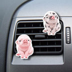 WIRESTER Fresh Scented Car Air Freshener Vent Clip, Decorative Accessories, Interior Decoration for Cars - Cute Animals, Nursery Animals, Chickens, Birds
