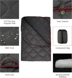 Poncho Liner Military Blanket Camo with Compression Carry Bag for Outdoors Hiking Jungle Hunting Gear