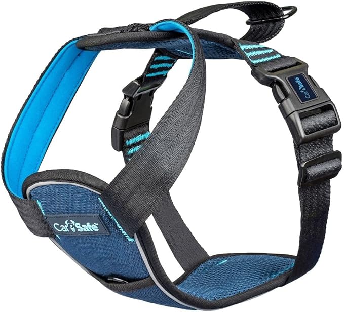 CarSafe Crash Tested Dog Safety Harness - Crash Tested to 32Kg/70lbs, Safely Secure Dog in The Car, Comfortable and Padded Design. for Toy, Small, Medium and Large Dogs (Size X-Small)