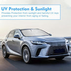 Windshield Sun Shade for Lexus RX 2023-2026 RX 350 RX 350 F Sport Accessories Window Sunshade Fit Lexus Sunshade Windshield Cover 4 Layers Front Window Shade Sun Visor Blocks UV Keep Car Cooler